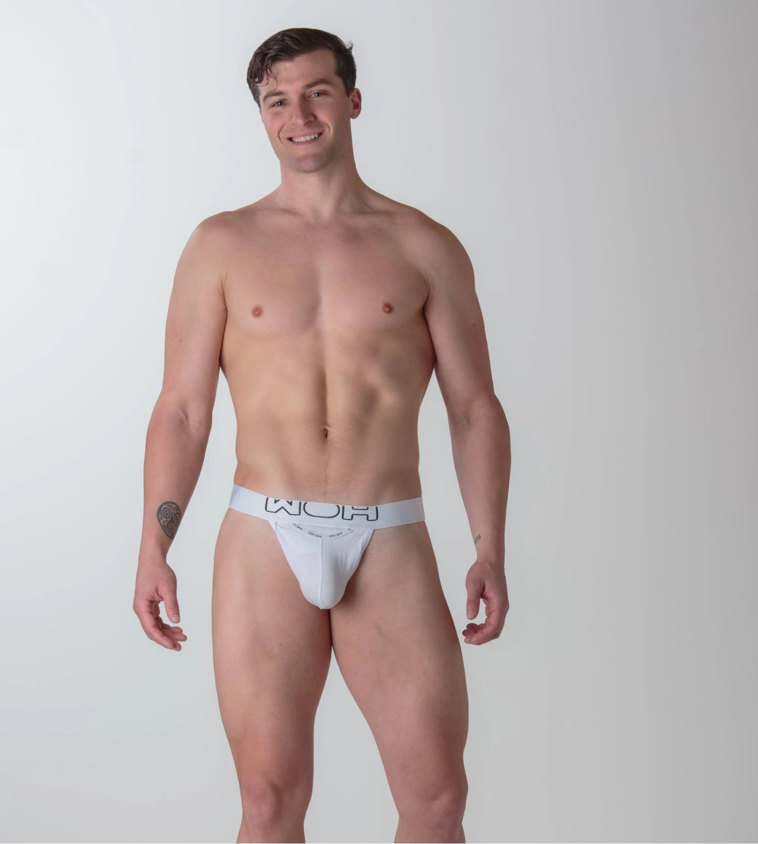 WOH Sexy Fun Blanc – G-String Homme en Coton avec Ouverture Horizontale HO1 8 WOH Sexy Fun Blanc – G-String Homme en Coton avec Ouverture Horizontale HO1 – Image 6