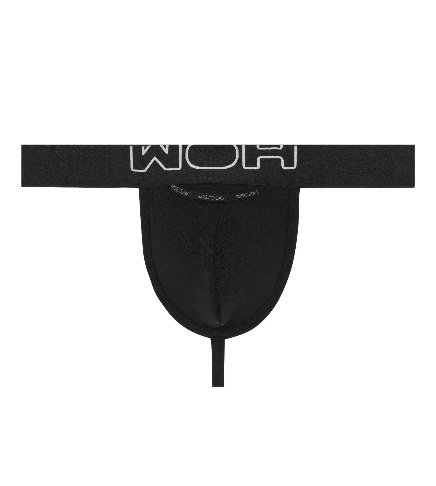 G-string Homme Sexy Fun Noir – Sous-vêtement Coton avec Ouverture Horizontale HO1 4 G-string Homme Sexy Fun Noir – Sous-vêtement Coton avec Ouverture Horizontale HO1 – Image 2