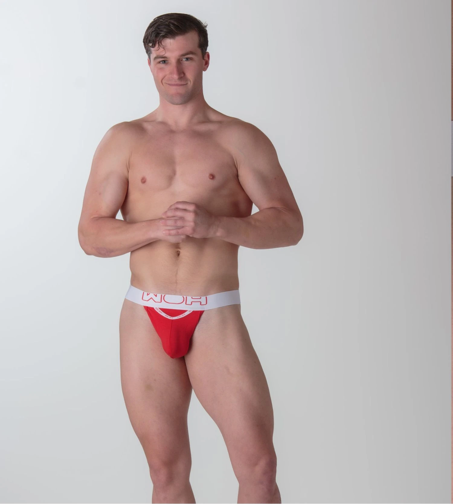 G-string Homme Sexy Fun Rouge WOH – Coton Doux avec Ouverture Horizontale HO1 8 G-string Homme Sexy Fun Rouge WOH – Coton Doux avec Ouverture Horizontale HO1 – Image 6