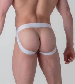 Jockstrap Homme WOH Sexy Fun Rouge – Sous-vêtement Sport & Glamour avec Ouverture HO1 -Lingerie Sipp woh sexy fun jockstrap rouge 2