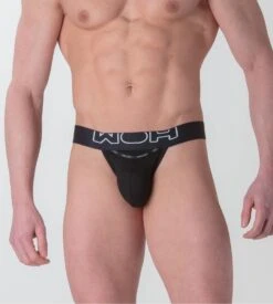 Tanga Homme Ceinture Large Sexy Fun Noir